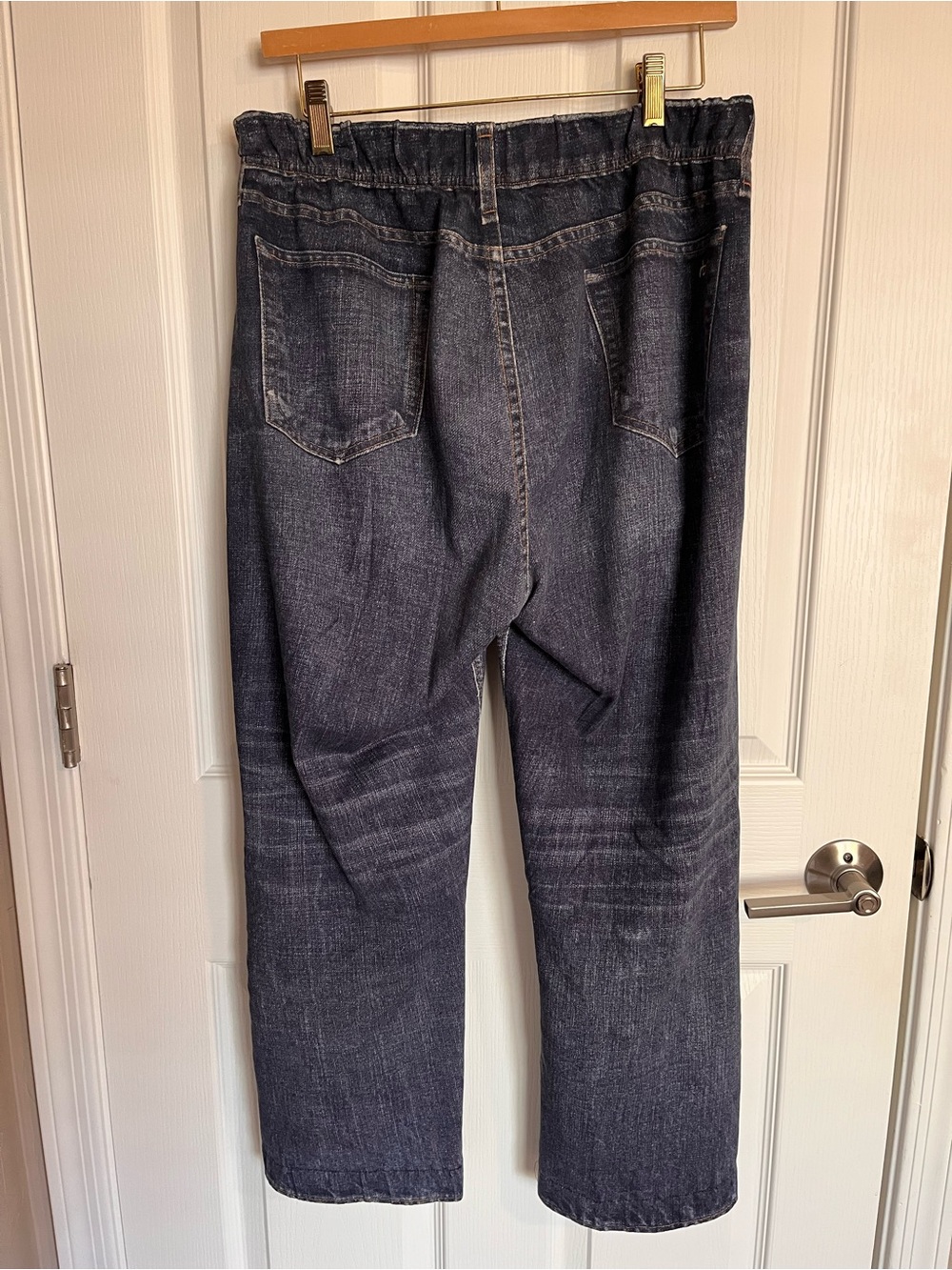 Rag & Bone Miramar French Terry Cotton Sweatpant Illusion Jeans Size Large - Picture 6 of 16